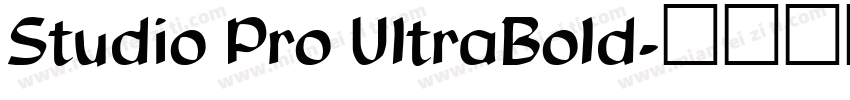 Studio Pro UltraBold字体转换